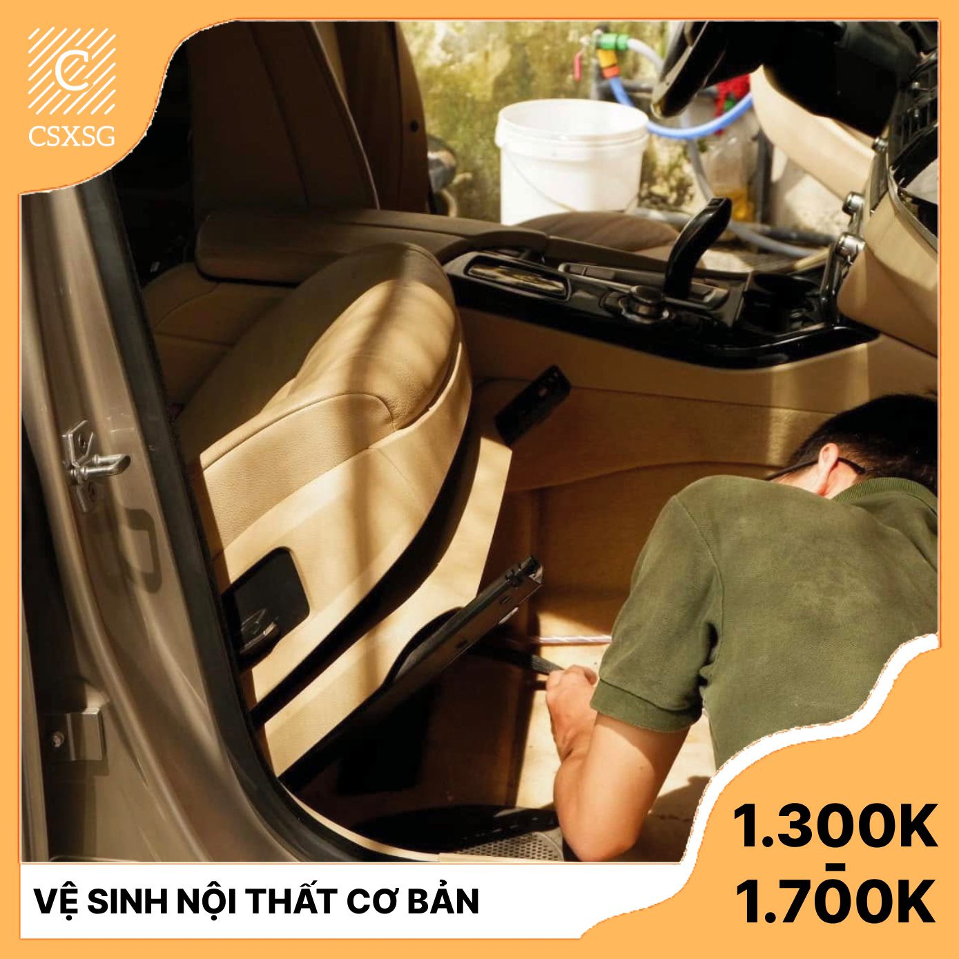 Rửa xe nhanh hai bước bọt, vệ sinh khe kẽ hốc bánh và dưỡng bóng bảo vệ lốp xe